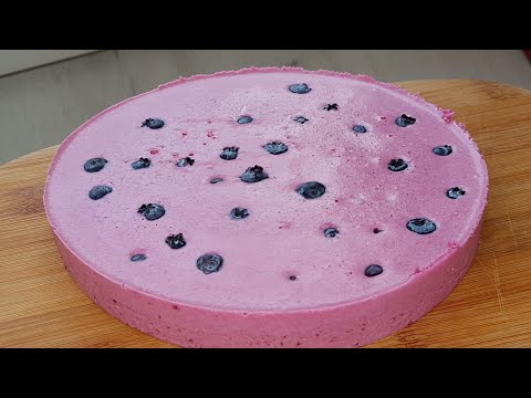Видео: Сливочная прослойка с голубикой для бисквитного торта