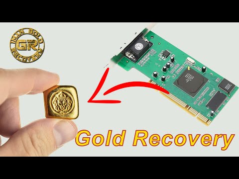 Видео: Извлечение золота из 15 кг VGA карт | Золото из видеокарт | Извлечение золота