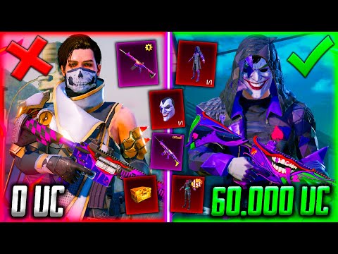 Видео: 🤡 ШУТЫ! ПРОКАЧКА АККАУНТА на 60 000 UC В PUBG MOBILE! ВЫБИЛ ШУТА + M416 ШУТ / ПРОКАЧКА ПУБГ МОБАЙЛ