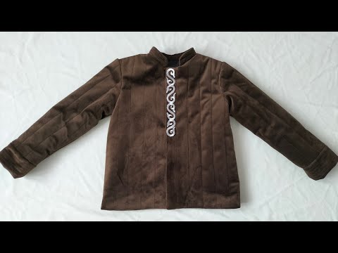 Видео: Шапан тігу. Сырылған шапан тігу оңай.