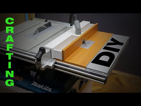 Видео: DIY. Фрезер в распиловочном станке. Jig router in Saw Table Makita 2704.