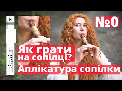 Видео: Урок з гри №0. Аплікатура сопілки | Сопілка