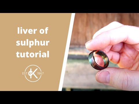 Видео: Печень серы для ювелирного дела | 12 месяцев металла