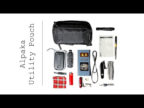 Видео: Сумка Alpaka Utility Pouch и обзор ее содержимого. Компактный EDC набор