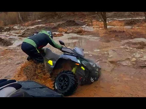 Видео: УТОПИЛИ КВАДРОЦИКЛ ПОПАЛИ В ПОЛНУЮ ЖЕСТЬ НА CF MOTO 1000 ЕЛЕ ВЫЕХАЛИ