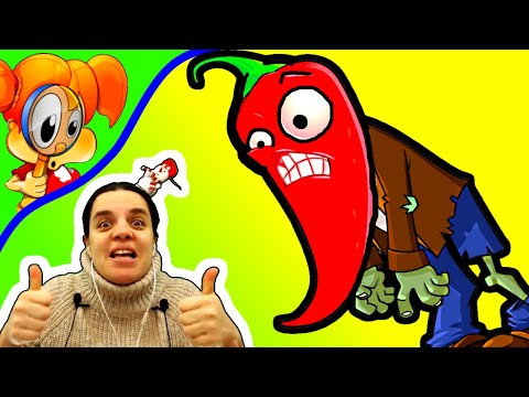 Видео: БолтушкА ВеселушкА и Очень странные Растения в Растения против! ИГРЫ и Прохождения