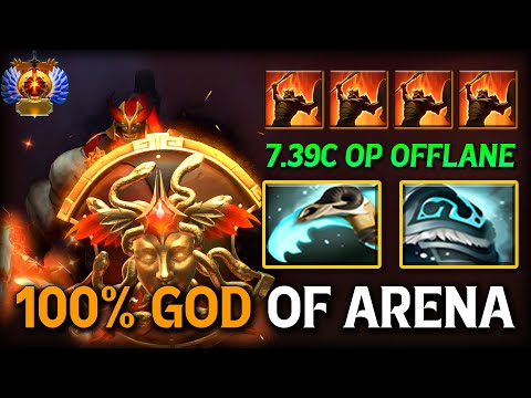 Видео: 100% БОГ АРЕНЫ Оффлейнер Марс | Сборка Scythe of Vyse + Shiva's Guard | Никто не может убежать от...