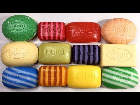 Видео: Duru dry soap set. Asmr cutting dry soap. Satisfying video. Relaxing sound. АСмр Резка сухого мыла ю