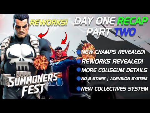 Видео: НОВЫЕ ЧЕМПИОНЫ! | БЕЗ 8 ЗВЕЗД! | КОЛЛЕКТИВЫ | Summoners Fest 2025, день 1 [ЧАСТЬ 2] Обзор | Marve...