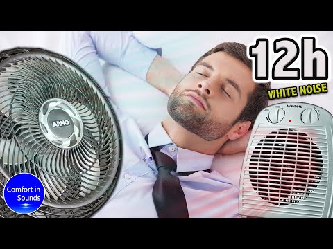 Видео: Комбинация шума вентилятора и шума нагревателя для глубокого сна, белый шум, 432 Гц