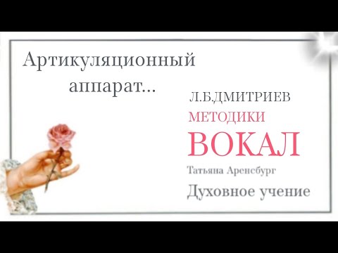 Видео: Дмитриев.Артикуляционный аппарат.