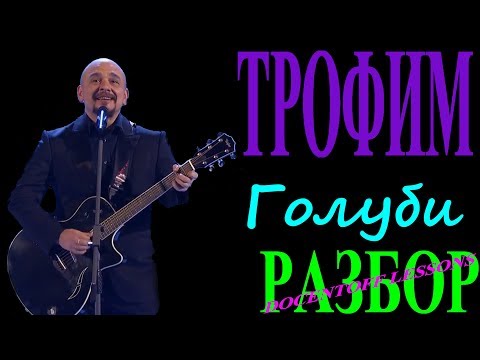 Видео: Трофим Голуби разбор / Голуби Трофим разбор / на гитаре / аккорды / бой