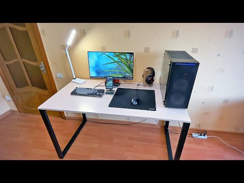 Видео: КОМПЬЮТЕРНЫЙ СТОЛ В СТИЛЕ ЛОФТ