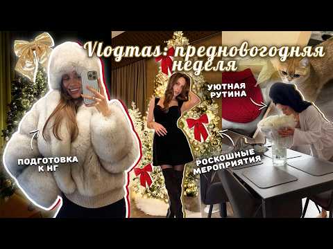 Видео: ВЛОГ / Предновогодняя неделя со мной. Предпраздничный шопинг, мероприятия декабря