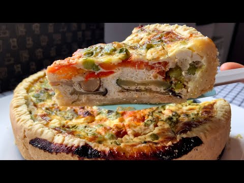Видео: 🥧 Кіш з запеченими овочами. 🥧 French Quiche with baked vegetables.