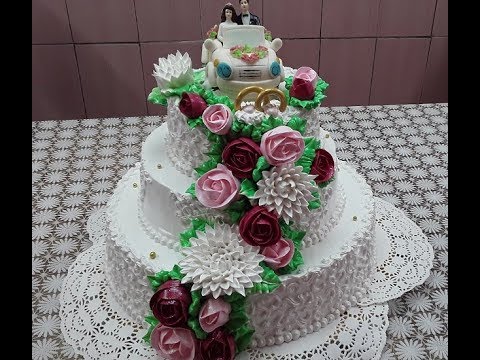 Видео: Свадебный торт