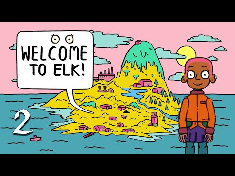 Видео: Welcome to Elk ПРОХОЖДЕНИЕ - 2: Rin - Читаем послания и пьем пиво