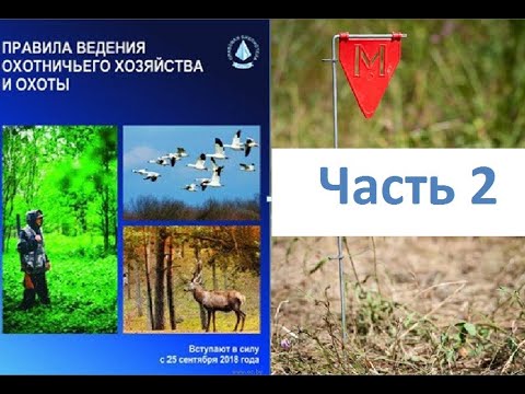 Видео: Белорусские Правила охоты 2018 - минное поле...