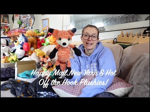 Видео: Счастливой почты, новой пряжи и горячих плюшевых игрушек с крючка!