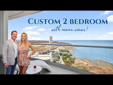 Видео: Двухкомнатная квартира на берегу океана с видом на океан и панорамным балконом! Недвижимость в Эк...