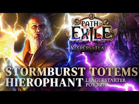 Видео: ОТЛИЧНАЯ СБОРКА для лёгкого развития Атласа! - Storm Burst Totems Hierophant при участии Oscrix