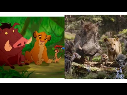 Видео: Король лев:Симба пробует жуков.1994/2019.