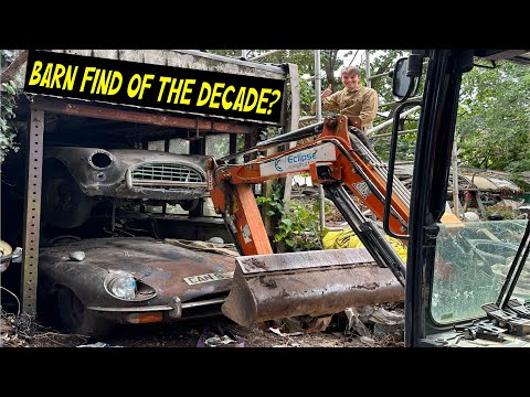 Видео: Находка десятилетия в британском амбаре? Редкие автомобили увидели свет спустя почти 50 лет! #bar...