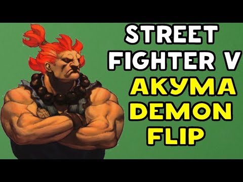 Видео: Street Fighter V: Arcade Edition | Akuma - техника Demon Flip.