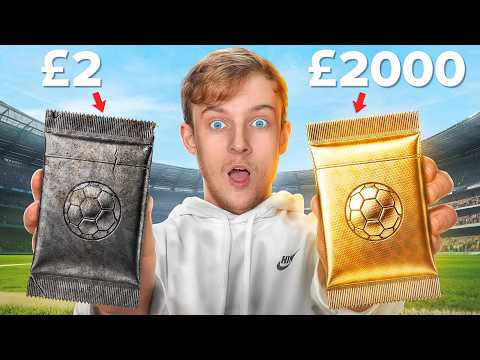 Видео: £2 vs £2,000 пак футбольных карточек