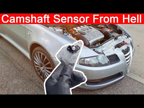 Видео: Замена датчика распредвала двигателя Alfa Romeo Twin Spark БЕЗ снятия ремня ГРМ