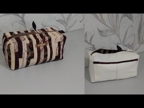 Видео: DIY\\ Косметичка или пенал? Самый простой способ сшить косметичку с закрытыми срезами внутри.