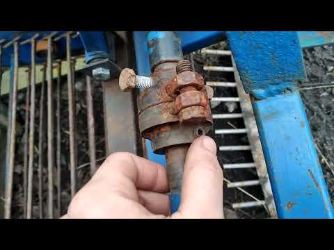 Видео: Розташуваня зірочок на Транспортерні картопле копалці.