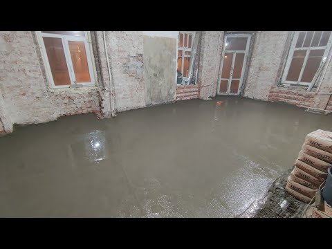 Видео: Новые полы в доходных домах. Профлист и керамзит. Ноябрь 2022. TimeLapse.