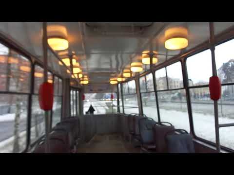 Видео: Трамвай Санкт-Петербурга 8-247: ЛВС-86К б.5024 по №55 по изм. марш. (09.03.18)