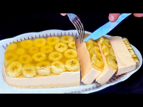 Видео: Он настолько вкусный, что я готовлю его часто. Фруктовый торт из желе.