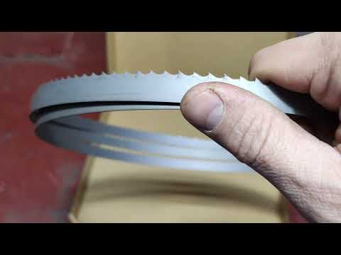 Видео: Биметаллическое полотно для ленточной пилы, стоит покупать или нет?