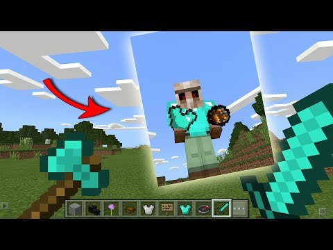 Видео: КАК ВЗЯТЬ ЛЮБОЙ ПРЕДМЕТ В ДВЕ РУКИ  В Minecraft PE 1.1.3