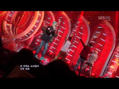 Видео: BIGBANG [BAD BOY] @SBS Inkigayo Популярная песня 20120311