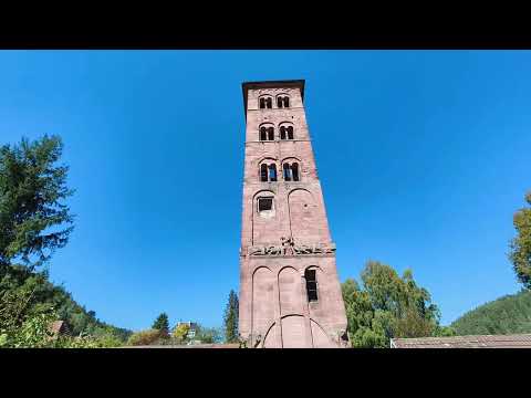 Видео: Бенедектинский монастырь. Руины монастыря 11 века. Kloster Hirsau