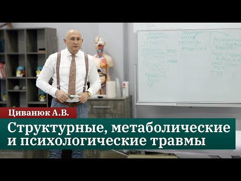 Видео: Структурные, метаболические и психологические травмы. Как их распознать и устранить? Циванюк А.В.