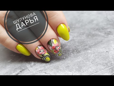 Видео: Сочный летний дизайн ногтей/Коррекция ногтей полигелем/Обзор ТМ Rosi/Шулунова Дарья