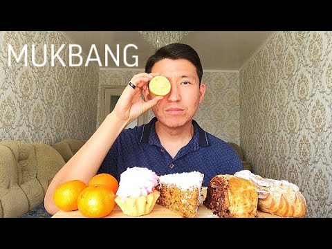 Видео: Мукбанг Пахлава,Медовик, Пирожные с заварным кремом|Mukbang|Baklava, cakes|not asmr