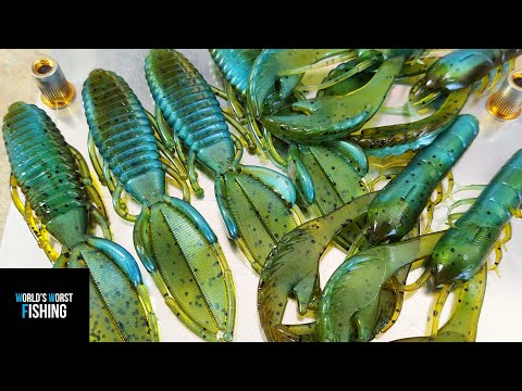 Видео: Популярные цвета: SWAMP SWIRL, мягкие пластиковые приманки в тон цвета