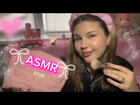 Видео: ASMR🩷Делаю себе макияж и болтаю💄Видео для расслабления/Очень по вам соскучилась!🌺#asmr #relax #асмр 