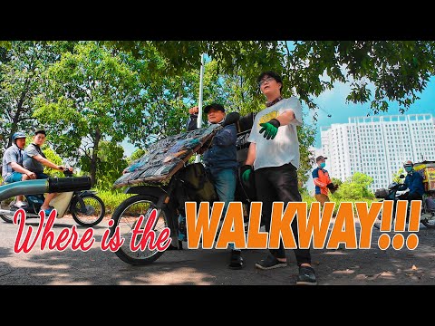 Видео: Очистка заросшего тротуара за 4 часа | Extreme Transformation восстанавливает пешеходную дорожку