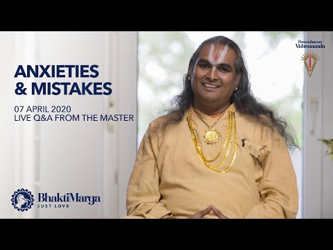 Видео: Беспокойства и ошибки | Live Q&A from The Master 07 April 2020