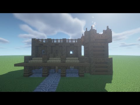 Видео: Майнкрафт как построить маленький порт | маленький порт в майнкрафте