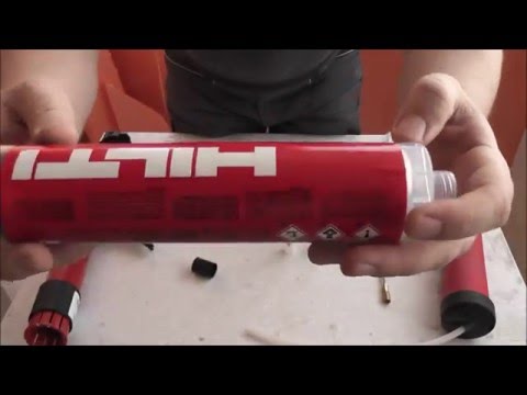 Видео: Химический анкер Hilti HFX. Небольшой обзор.