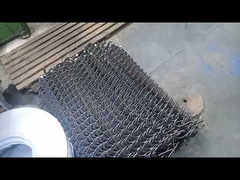 Видео: станок для навивки шнековой спирали