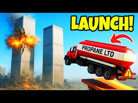 Видео: Усиленные машины против Нью-Йорка! | Разборка и разрушение